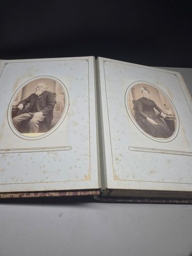 Antique Victorian / Edwardian Photo Album with Original Photographs