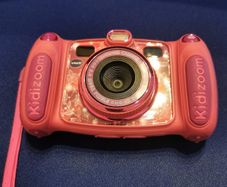 Kiddi zoom kids camera pink with games