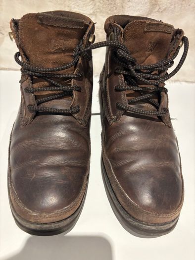 Caterpillar brown leather boots - good condition