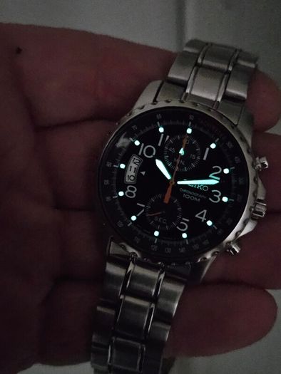 Watch Seiko Chronograph.