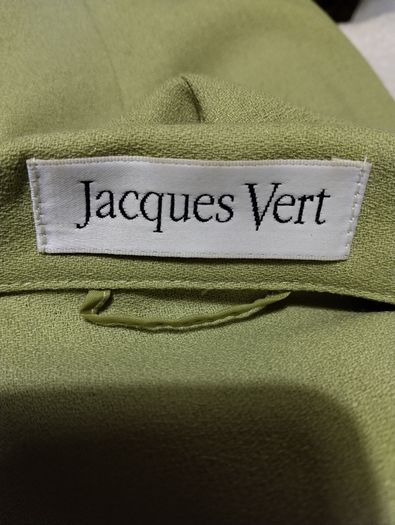 Jacques Vert Designer 3 Piece Outfit, part wool Jacket, Skirt and Blouse set