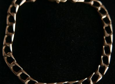 Vintage Solid Gold 9 Ct Gold 375  Men's Bracelet 8,5" -  9,97g
