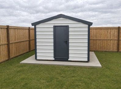 Steel garden shed