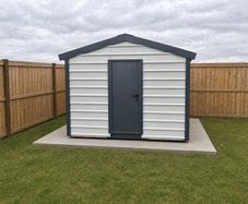 Steel garden shed