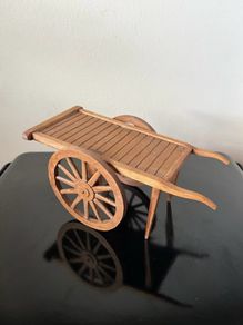 Handmade wooden cart