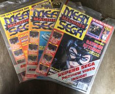 3 x Issues Mean Machines Sega Magazine