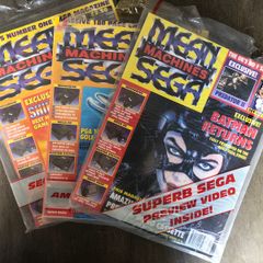3 x Issues Mean Machines Sega Magazine