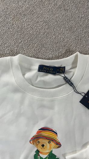 Polo Ralph Lauren White Bear Crewneck