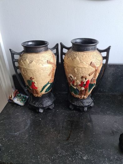 Embossa ware vintage chalk ware