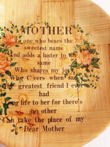 vintage Mother plate