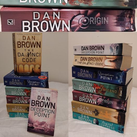 Dan Brown Thriller, mystery book Collection