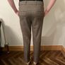 Zara brown check trousers. Size 8 Image 3