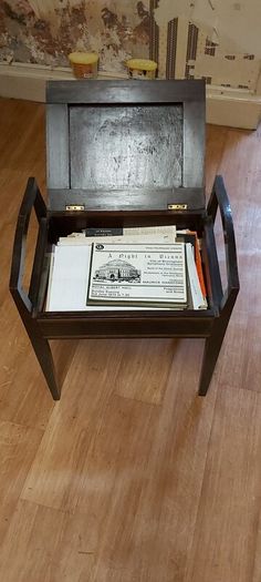 Antique Mahogany Piano Stool