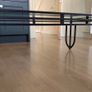 Black Metal Coffee Table with Glass Top Image 3