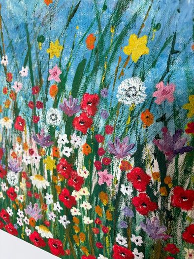 Happy Blossoms Painting