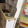 Little girls pink wooden kitchen Image 7