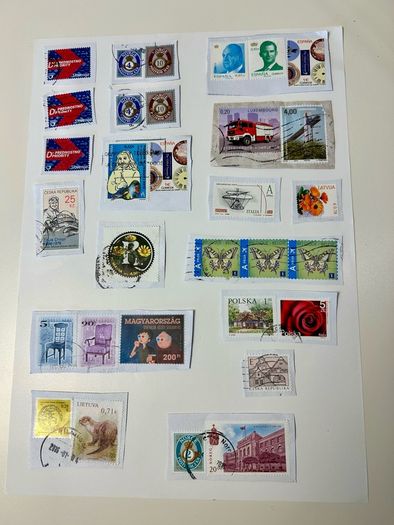 Used European stamps