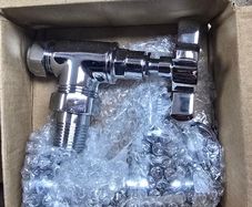 Towel rail radiator valves