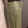 Olive Wilfred pleather trousers Image 3