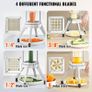 Commercial Chopper Commercial Vegetable Chopper W/ 4 Blades Fruits Dicer Image 2