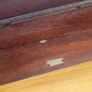 Rossmore Mahogany TV Unit / Storage Cabinet on Wheels Image 5