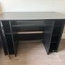 Black desk with shelves Image 2