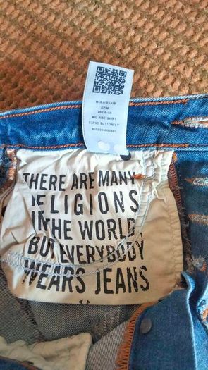 Brand New True Religion Denim Skirt Uk6