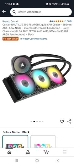 corsair nautilus 360mm rs argb