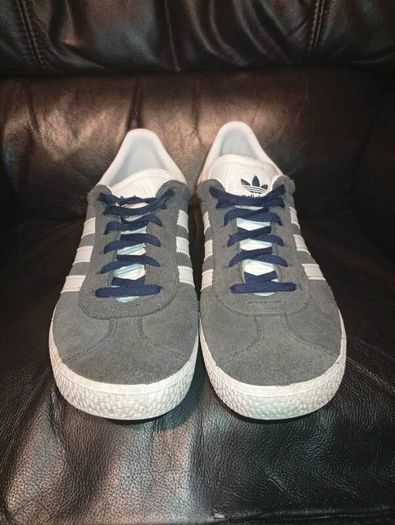 Adidas Gazelle Grey Suede Trainers