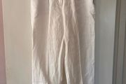 Slim linen trousers