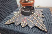 Lovely Vintage Heavy Cast Iron Christmas Tree Stand