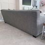 Pair of Crate & Barrel Grey Sofas One with Pull-Out Sofa Bed Good Condition Image 5