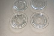 Vintage glass plates x 6