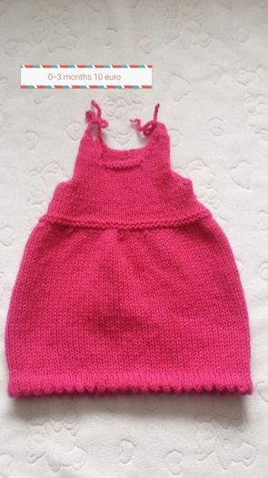 Handmade dress sets 0-3 months