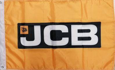 JCB flag 5ft x 3ft.