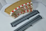 Scalextric C8240: 8x New Radius 1 Outer Borders Barriers. ( r1 track)