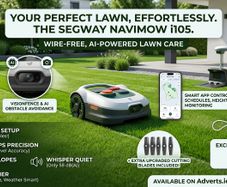 Segway Navimow i105 Wire-Free Robotic Lawnmower + Extra Blades - Excellent Condition