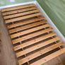 Wooden double futon with mattress Image 2