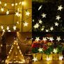 23ft 50 LED Star Fairy Lights Outdoor Solar Powered Led Star String Light Waterproof 8 Modes Decorative Light for Garden Patio Yard Home Wedding Party, Warm White (FREE POSTAGE) Image 4