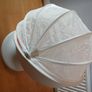 IKEA PS LOMSK Kids Swivel armchair, white/red Image 3