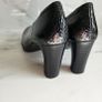 CallagHan Adaptation shock absorbent leather platform high heel almond toe black reptile shoes size UK4 WU 37 new & boxed Image 7