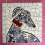 Handmade Framed Mosaic Lurcher/Greyhound Image 7