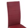Cantilever Dining Chairs 4 pcs Red Faux Leather Image 3