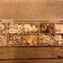 Box of white/off- white/grey assorted buttons: Image 5