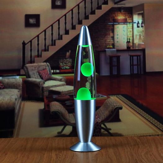 Brand New Amazing Metal Base Jelly-Fish Lighting Wax Volcano Lava Lamp.