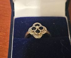 vintage 9ct gold ring