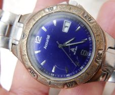 Men's ACCURIST WR50  Blue Dial Wristwatch