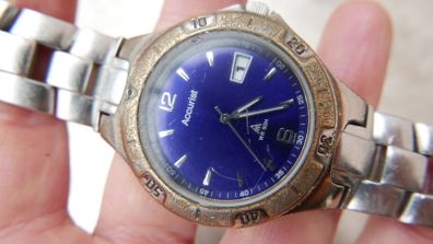 Men's ACCURIST WR50  Blue Dial Wristwatch