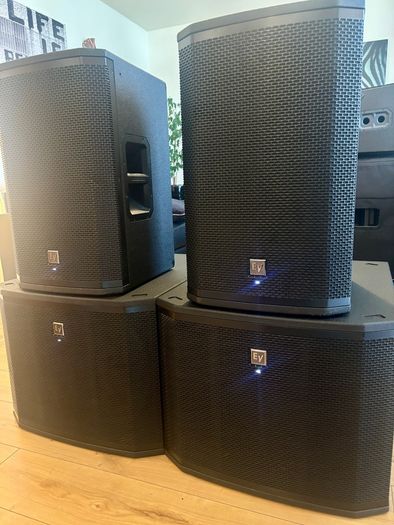 Electro-voice Etx-12p + Ev Etx-15sp + Covers