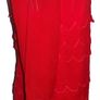 TED BAKER Red 100% Silk Scallop Edge Ruffle Shift Dress Image 2